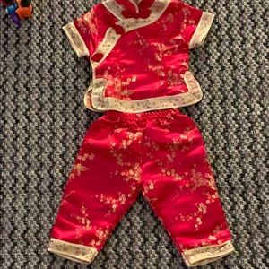 Asian top and bottom